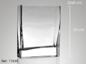 JARRON CRISTAL RECTANGULAR 17635