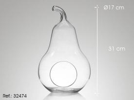 PERA CRISTAL CON HUECO 32474