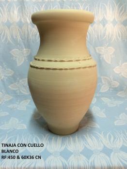 TINAJA CON CUELLO