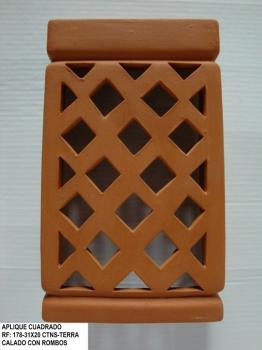 APLIQUE CALADO ROMBOS