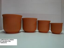 CUBREMACETAS 4 PIEZAS